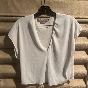 Zara Elegant White Blouse